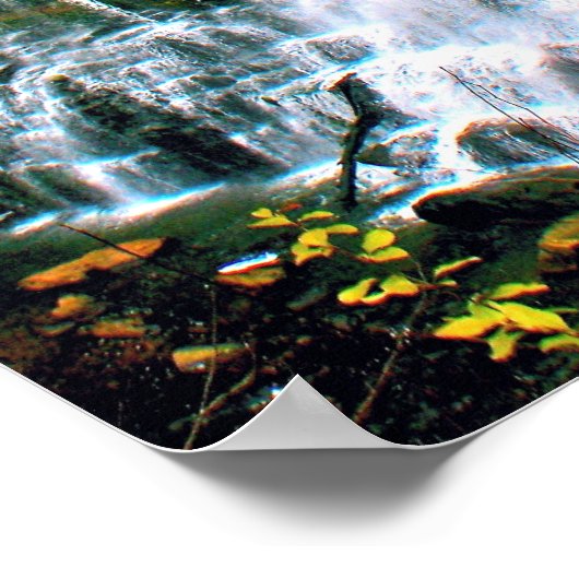 Chittenango Falls Staat Pak Poster (Ecke)