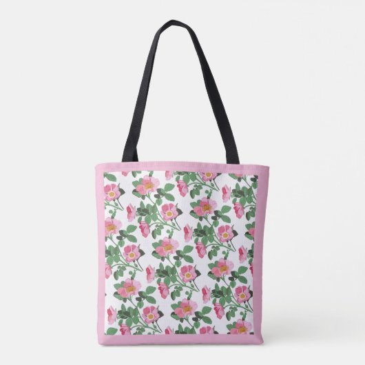 Chitzy Pink Wild Rose Tasche (Rückseite)