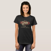 CHIU Name, CHIU Familienname Wappen T-Shirt (Vorne ganz)