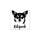 Chiuahu Print Individuelle Name Signature Wood Gummistempel (Prägung)