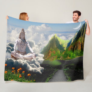 CHIVA der BERGE Fleecedecke