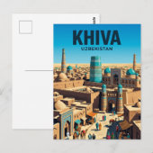 Chiva Usbekistan Postkarte (Vorne/Hinten)