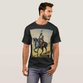 "Chivalric Ritter auf dem Pferd - Zeitloses Mittel T-Shirt (Vorne ganz)