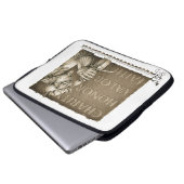 Chivalry-Code Laptopschutzhülle (Vorne Knopf)