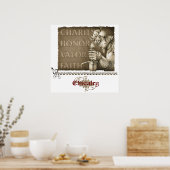 Chivalry-Code Poster (Küche)