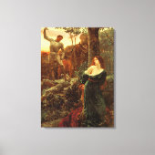 Chivalry (nach Frank Dicksee) Leinwanddruck (Vorderseite)