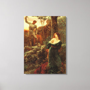 Chivalry (nach Frank Dicksee) Leinwanddruck