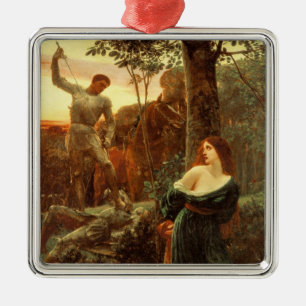 Chivalry (nach Frank Dicksee) Ornament Aus Metall