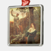 Chivalry (nach Frank Dicksee) Ornament Aus Metall (Links)