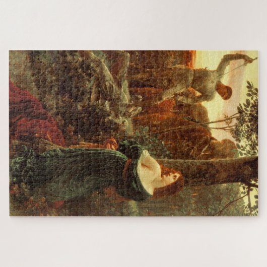 Chivalry (nach Frank Dicksee) Puzzle (Horizontal)