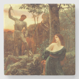 Chivalry (nach Frank Dicksee) Steinuntersetzer