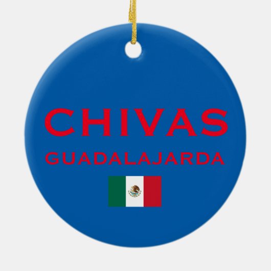 Chivas (Guadalajara) kundenspezifische Keramikornament (Hinten)