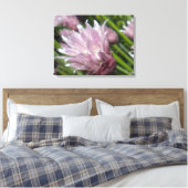 Chive Blossom Leinwand (Insitu (Schlafzimmer))