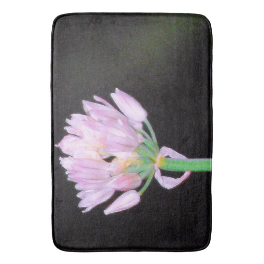 Chives Blume Badematte (Vorderseite Vertikal)