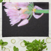 Chives Blume Geschirrtuch (Gefaltet)