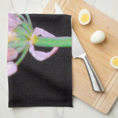 Chives Blume Geschirrtuch (Viertel Falte)