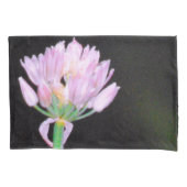 Chives Blume Kissenbezug (Vorderseite-Links)