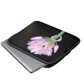 Chives Blume Laptopschutzhülle (Vorne Knopf)