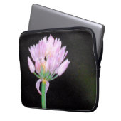 Chives Blume Laptopschutzhülle (Vorderseite Links)