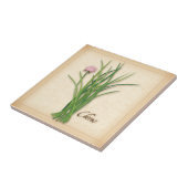 Chives Herb Keramik Tile Fliese (Seite)
