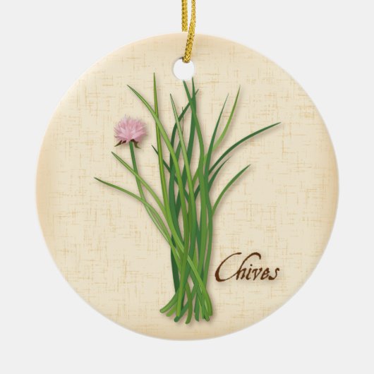 Chives Herb Ornament (Vorne)