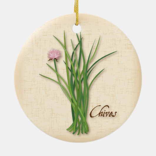 Chives Herb Ornament (Hinten)