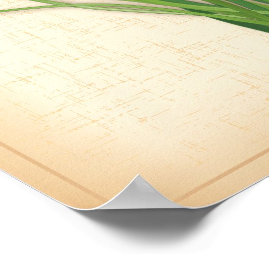 Chives Herb Poster (Ecke)