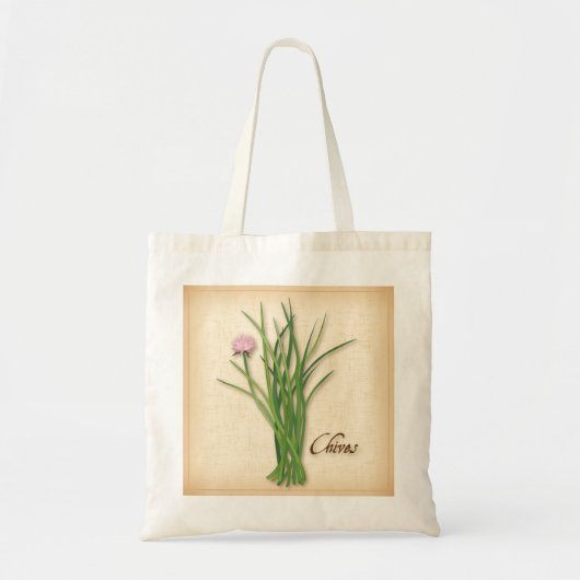 Chives Herb Tote Bag Tragetasche (Vorne)