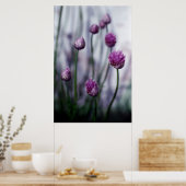 Chives in Bloom Poster (Küche)