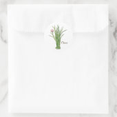 Chives Round Sticker (Tasche)