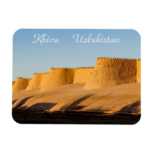 Chiwa City Wall - Usbekistan Magnet (Horizontal)