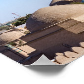 Chiwa, Usbekistan - Islam Khodja Minaret & Moschee Poster (Ecke)