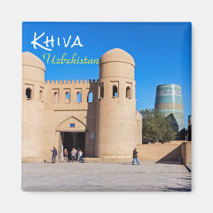 Chiwa, Usbekistan - Twin-turreted Gate Magnet