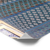 Chiwa, Usbekistan - Unfertig gestellte Kalta Minor Poster (Ecke)