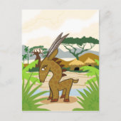 Chiwara Postkarte (Vorderseite)