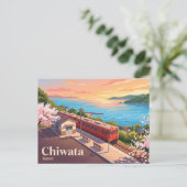 Chiwata, Japan Postkarte (Stehend Vorderseite)