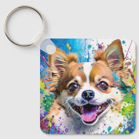 Chiwawa Dog Schlüsselanhänger (Vorderseite)
