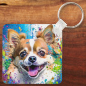 Chiwawa Dog Schlüsselanhänger (Rückseite)