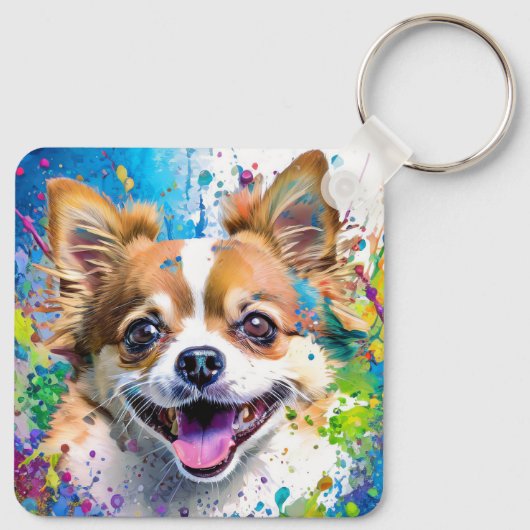 Chiwawa Dog Schlüsselanhänger (Rückseite)