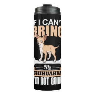Chiwawa Gift Chihuahua Chi Dog Owner Thermosbecher