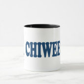 Chiweenie Blau Tasse (Zentrum)