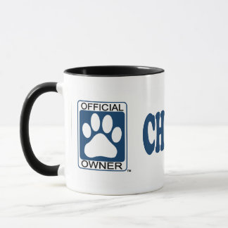 Chiweenie Blau Tasse