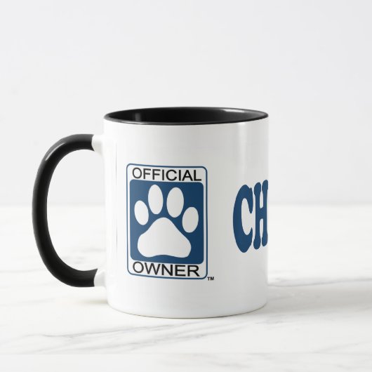 Chiweenie Blau Tasse (Links)