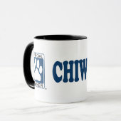 Chiweenie Blau Tasse (Vorderseite Links)
