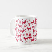 Chiweenie Christmas Design Kaffeetasse (Vorderseite Links)