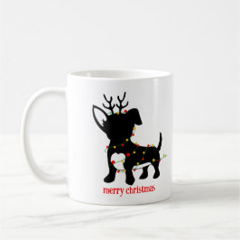 Chiweenie Christmas Lights Kaffeetasse