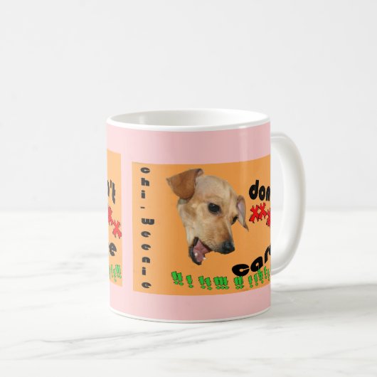 Chiweenie interessieren sich nicht kaffeetasse (VorderseiteRechts)