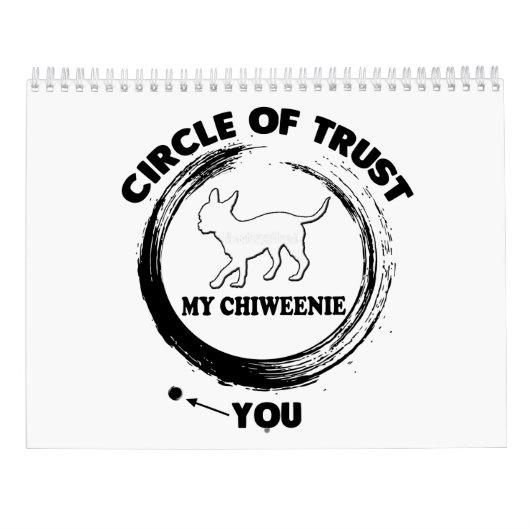 Chiweenie Kalender-Geschenke für Kalender (Rückseite)