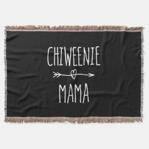 Chiweenie Mama chihuahua Mama-Geschenk Decke