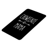 Chiweenie Mama chihuahua Mama-Geschenk Magnet (Linke Seite)